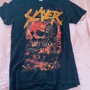 Slayer last world tour graphic tee